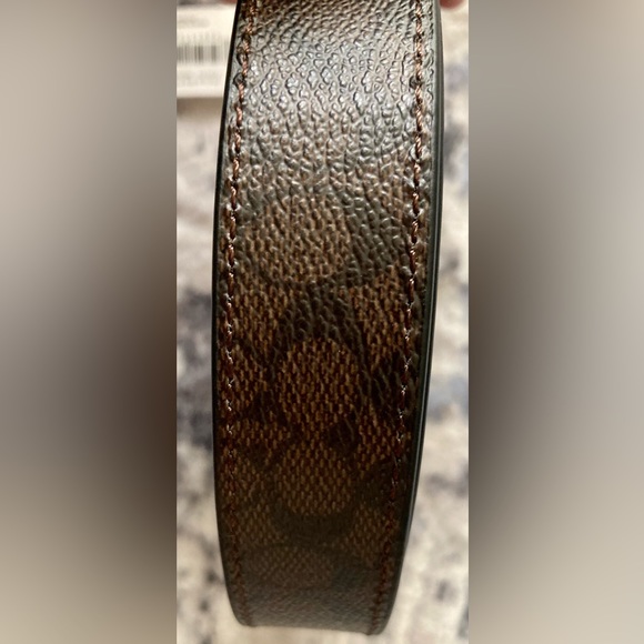 BUNDLE DEAl‼️ Coach Classic Belt Signature Canvas/Coach Pouch Signature Canvas - Picture 8 of 15